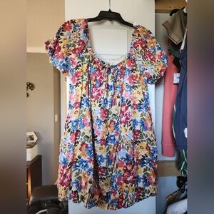 Sadie & Sage Floral Mini Dress - Multicolor